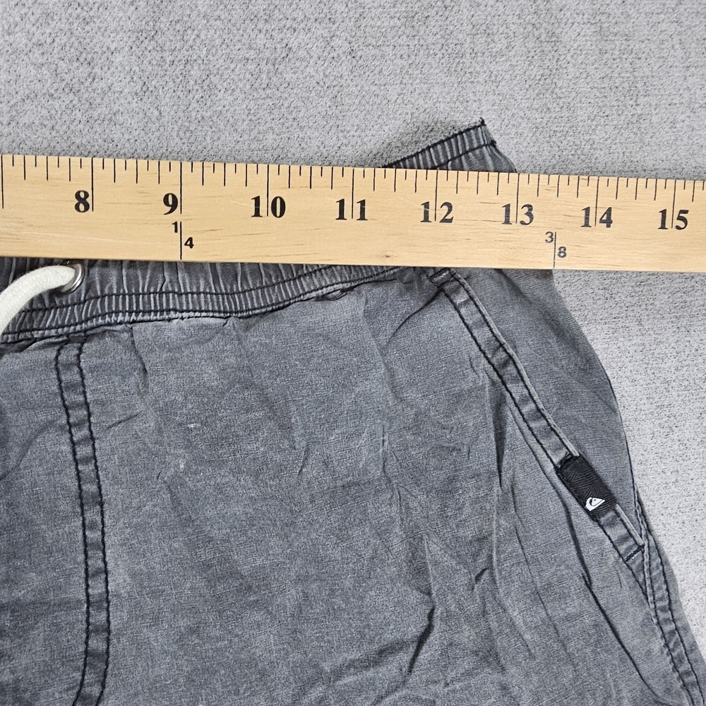 Quiksilver Boys Black Short Drawstring Pockets Size Large - Picture 10 of 16